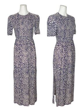 Baum Und Pferdgarten Adamaris Dress 38 M Blue Leopard